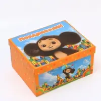 Коробка подарочная &laquo;Поздравляю&raquo;, Чебурашка, 31 х 25,5 х 16 см