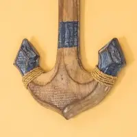 Декор интерьерный &laquo;Якорь&raquo;, 15&times;2&times;28 см, дерево