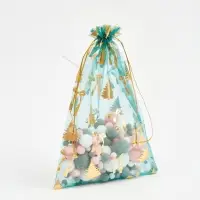 Мешочек подарочный органза &laquo;Новогоднее настроение&raquo;, 20 &times; 30 см