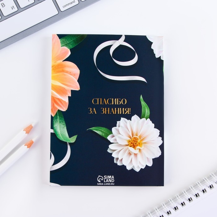 Подарочный набор в тубусе &laquo;Лучший учитель&raquo; : ежедневник, А6, 120 листов, стикеры с липким краем, термостакан 350 мл, ручка