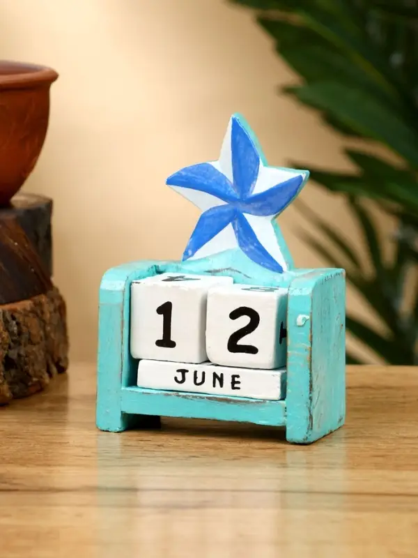 Календарь настольный &laquo;Морская звезда&raquo;, 10.5&times;7.5&times;4 см, дерево