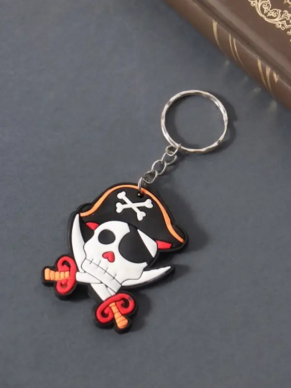 Брелок резина "Пираты" МИКС 3,5х4,8 см