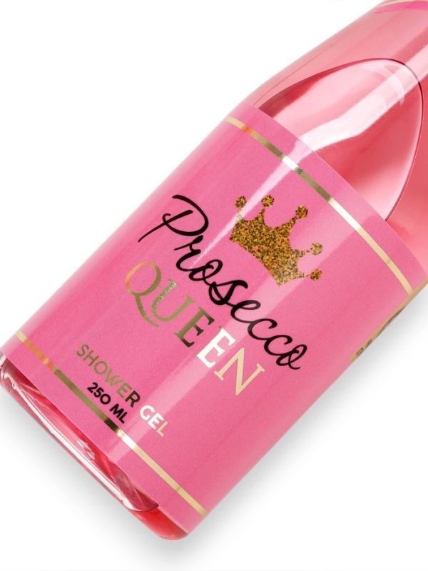 Гель для душа во флаконе шампанское Prosecco Queen, 250 мл, Новый Год