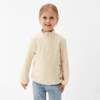 Джемпер флисовый детский MINAKU цвет экрю, рост 134