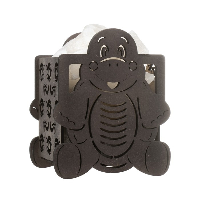 Соляной светильник Соляной светильник "Черепаха" деревянная Е14 15Вт 1,4 кг