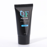 Полигель для наращивания &laquo;GLITTER&raquo;, 3-х фазный, 30 мл, LED/UV