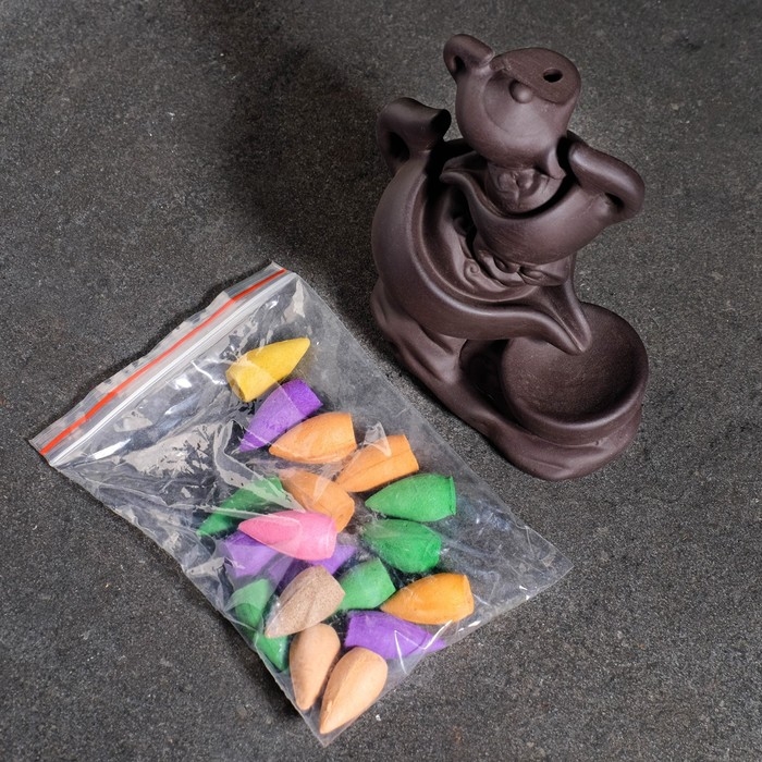 Подставка для благовоний "Чайники" 14&times;11 см