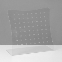 Подставка под серьги на 32 пары, 22&times;9&times;21 см, оргстекло 2 мм, В ЗАЩИТНОЙ ПЛЁНКЕ