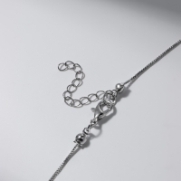 Кулон &laquo;Нежность&raquo; на цепочке, цвет голубой в серебре, 45 см