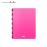 Папка с 20 вкладышами на спирали, А4, 600 мкм, ErichKrause Matt Neon, текстура "песок", МИКС