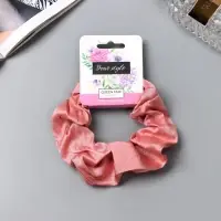 Резинка для волос "Орбита" классик галант, 10 см, розовый