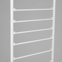 Стойка для лент, тесьмы напольная 50×205, 15 ярусов, цвет белый Стойка для лент, тесьмы напольная 50×205, 15 ярусов, цвет белый