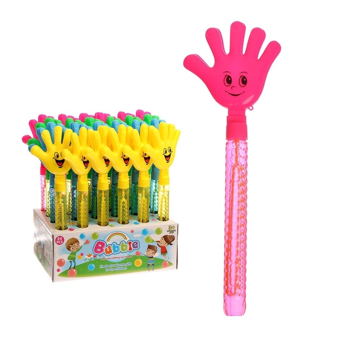 Мыльные пузыри &laquo;Смайл - ладошка&raquo;, МИКС, 45 мл