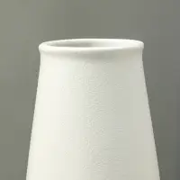 Ваза керамика настольная "Шерон" классика, 19,5х9,5х7 см, белый