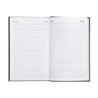 Ежедневник датир 2026г А5 168л б/вин, Бордо