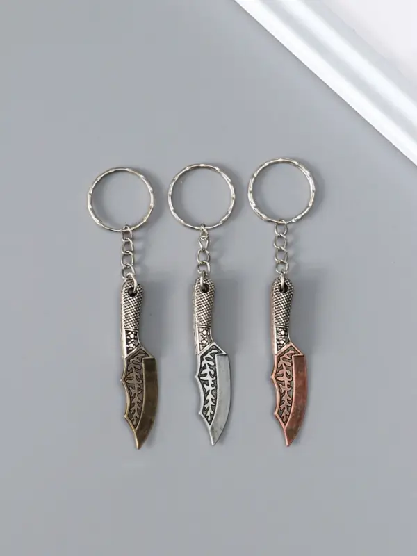 Брелок металл "Кинжал" МИКС 5,8х1,4х0,5 см