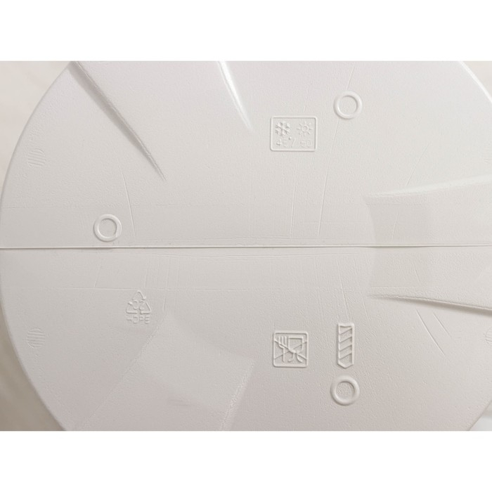 Кашпо для цветов со вставкой &laquo;Дюна&raquo;, 42 л (8 л), цвет кремовый