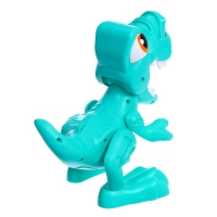 Набор для игры с мягким пластилином &laquo;Диномир&raquo;, 6 баночек с массой для лепки, 5 форм