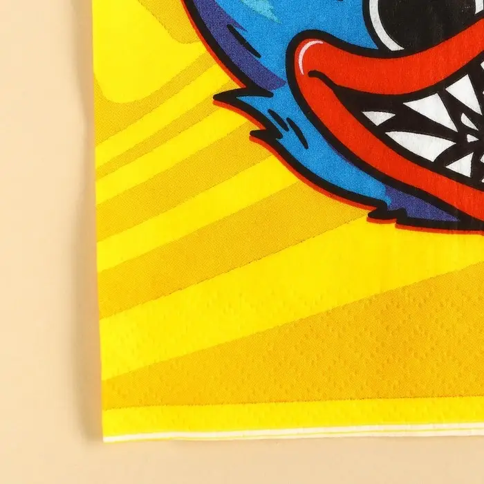 Салфетки бумажные &laquo;Хагги Вагги&raquo;, 33&times;33 см, 20 штук, 3-х слойные, Монстр