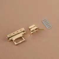 Застёжка для сумки, 3.9&times;2.6 см, цвет золотой