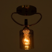 Люстра "Океан" 1х40Вт Е27 латунь 22х15х28см Люстра "Океан" 1х40Вт Е27 латунь 22х15х28см