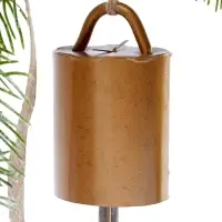 Декоративный венок &laquo;Ель с колокольчиком&raquo;, d=55 см, 30LED, от батареек CR2032&times;2, свечение тёплое белое