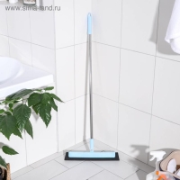 Водосгон для пола Доляна, черенок из нержавеющей стали 90 см, рабочая часть 34&times;2,5 см