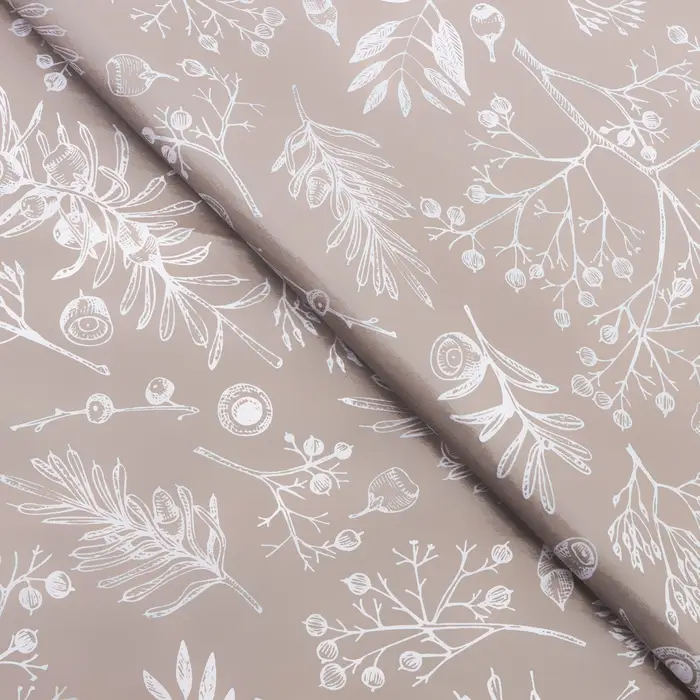 Бумага упаковочная тишью, &laquo;Ветки&raquo;, 50 см &times; 70 см 17 грамм