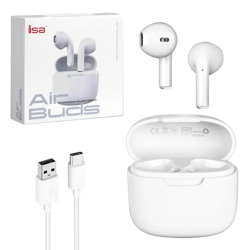 Беспроводные наушники  камушки A2 White  ISA  222176