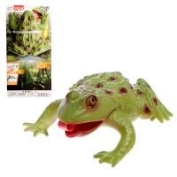 Фигурка животного &laquo;Лягушка. Длинный язык&raquo;, звуковые эффекты, 15 см.