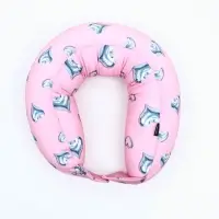 Подушка для путешествий компактная "Сердечки", 32 х 20 см