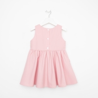 Платье детское с карманами KAFTAN, р. 32 (110-116), пудра Платье детское с карманами KAFTAN, р. 32 (110-116), пудра