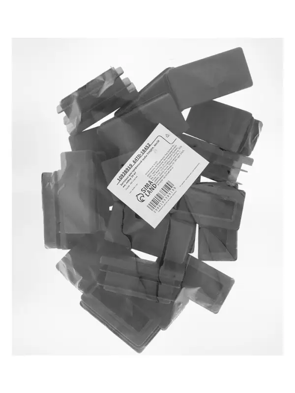 Заглушка для профильной трубы ТУНДРА, 40х20 мм, набор 20 шт