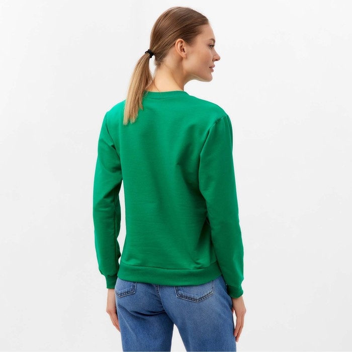 Свитшот женский, цвет ярко-зелёный, размер 44 Свитшот женский, цвет ярко-зелёный, размер 44