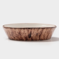 Тарелка глубокая Magistro "Wood" 18см 18,2х4,2 см