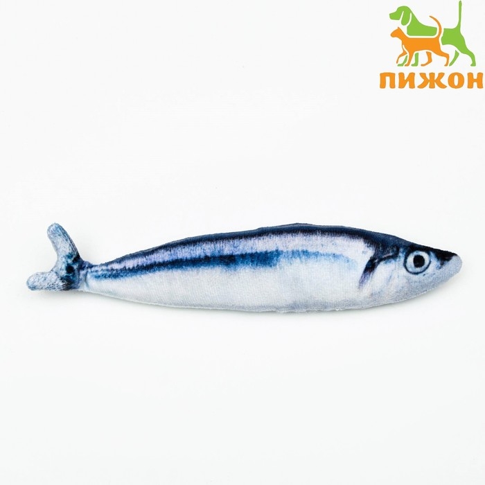Игрушка Игрушка "Рыба моей мечты!" с кошачьей мятой, сайра, 20 см