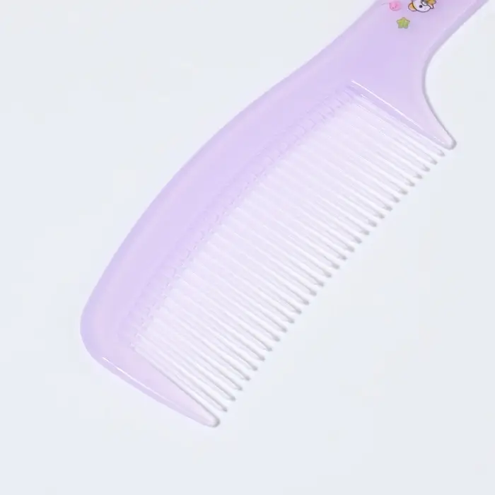 Расчёска с ручкой, 16&times;3.5(&plusmn;1) см, фасовка 20 шт., МИКС