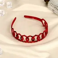 Ободок для волос &laquo;Янтарный свет&raquo;, круги, 2.5 см, МИКС