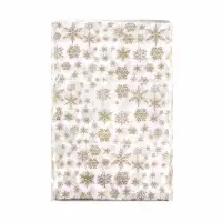 Бумага упаковочная тишью, новогодняя упаковка "Снежинки",50 х 66 см.