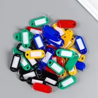 Набор брелоков для ключей 53мм, 50шт., ассорти