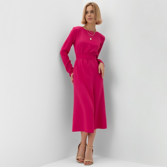 Платье женское MINAKU: Casual Collection цвет розовый ,р-р 44 Платье женское MINAKU: Casual Collection цвет розовый ,р-р 44