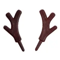 Рожки &laquo;Оленьи&raquo; размер 1 шт. &mdash; 3.3&times;2.5 см, набор 2 шт.