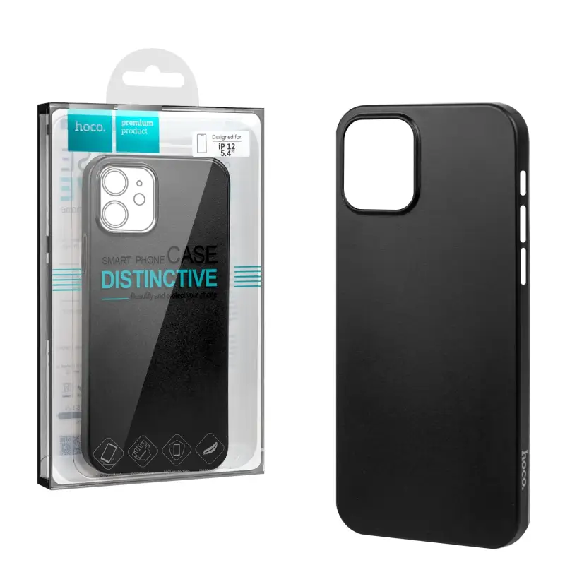 *Чехол iPh 12 Mini (5.4) Thin Series PP HOCO черный