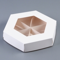 Менажница белая, 20&times;4 см