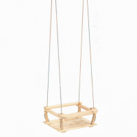 Кресло подвесное деревянное, сиденье 30&times;40см