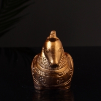 Кашпо "Лошадка с орнаментом" 8х9х6 см, бронза