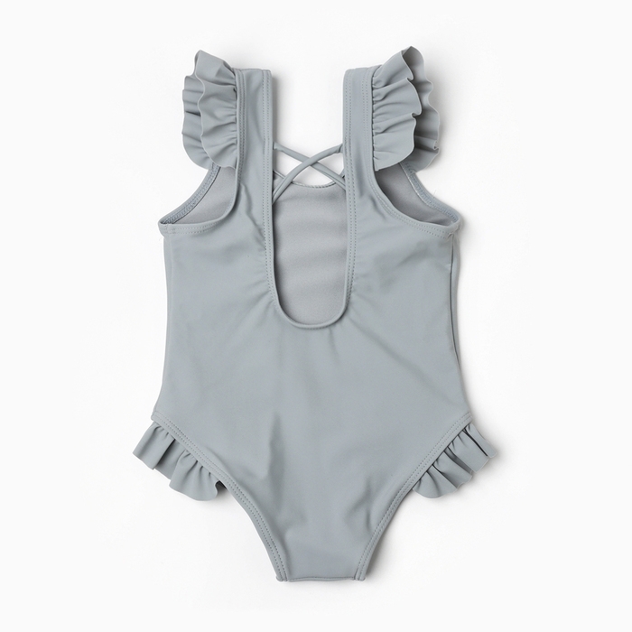 Купальник слитный детский MINAKU, цвет серый, рост 110-116 см