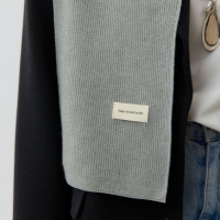 Шарф женский MIST, светло-серый, 21*140 см