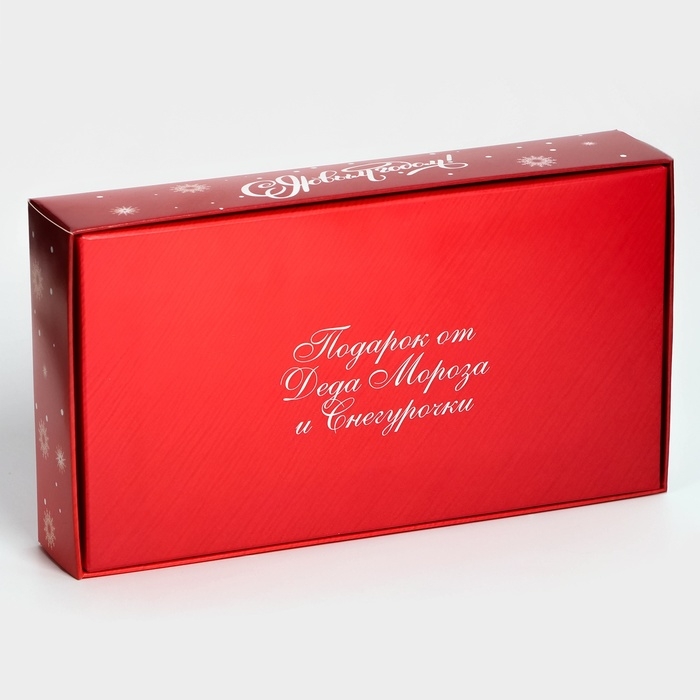 Новый год. Коробка под 8 конфет, 9,8 х 17,7 х 3,5 см, кондитерская упаковка Новый год. Коробка под 8 конфет, 9,8 х 17,7 х 3,5 см, кондитерская упаковка
