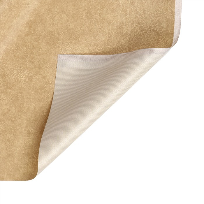 Комплект для обивки дверей 110 &times; 205 см: иск.кожа, поролон 5 мм, гвозди, струна, светло-бежевый, &laquo;Рулон&raquo;